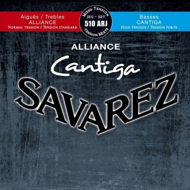 STYGŲ KOMPLEKTAS KLASIKINEI GITARAI SAVAREZ 510-ARJ ALLIANCE CANTIGA STYGŲ KOMPLEKTAS KLASIKINEI GITARAI SAVAREZ 510-ARJ ALLIANCE CANTIGA