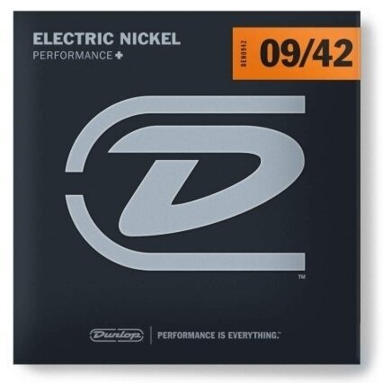 STYGOS ELEKTRINEI GITARAI DUNLOP DEN-0942 Electric - Nickel Wound - Extra Light - 6-String Set STYGOS ELEKTRINEI GITARAI DUNLOP DEN-0942 Electric - Nickel Wound - Extra Light - 6-String Set