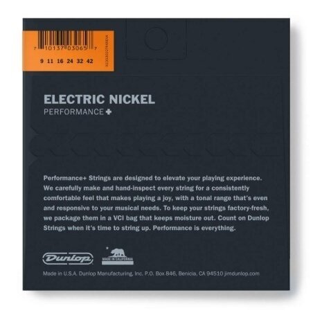 STYGOS ELEKTRINEI GITARAI DUNLOP DEN-0942 Electric - Nickel Wound - Extra Light - 6-String Set 1 STYGOS ELEKTRINEI GITARAI DUNLOP DEN-0942 Electric - Nickel Wound - Extra Light - 6-String Set 1