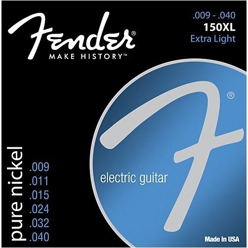 FENDER 150-XL EXTRA LIGHT PURE NICKEL