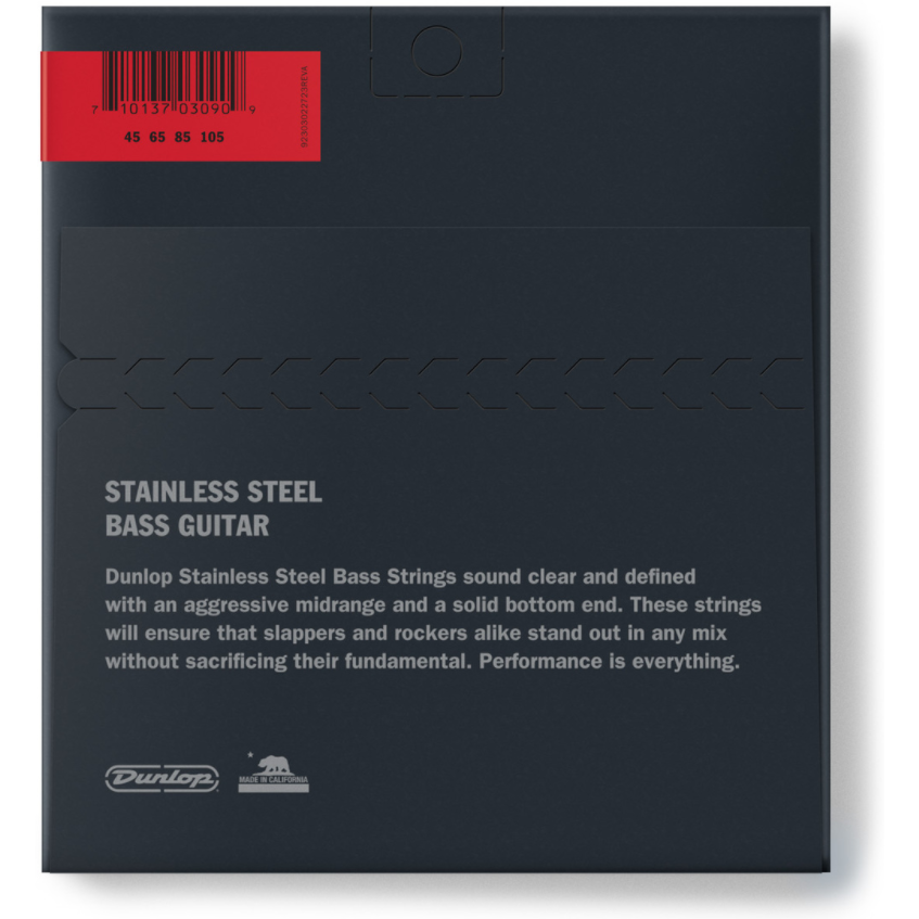DUNLOP DBS-45105 STAINLESS STEEL BASS STRINGS 1 DUNLOP DBS-45105 STAINLESS STEEL BASS STRINGS 1
