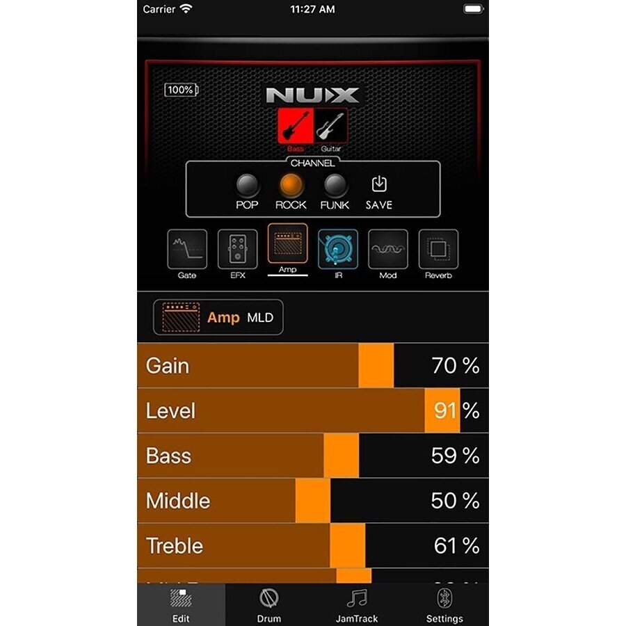 NUX MIGHTY-LMK2 DESKTOP GUITAR AMPLIFIER WITH BLUETOOTH 12 NUX MIGHTY-LMK2 DESKTOP GUITAR AMPLIFIER WITH BLUETOOTH 12