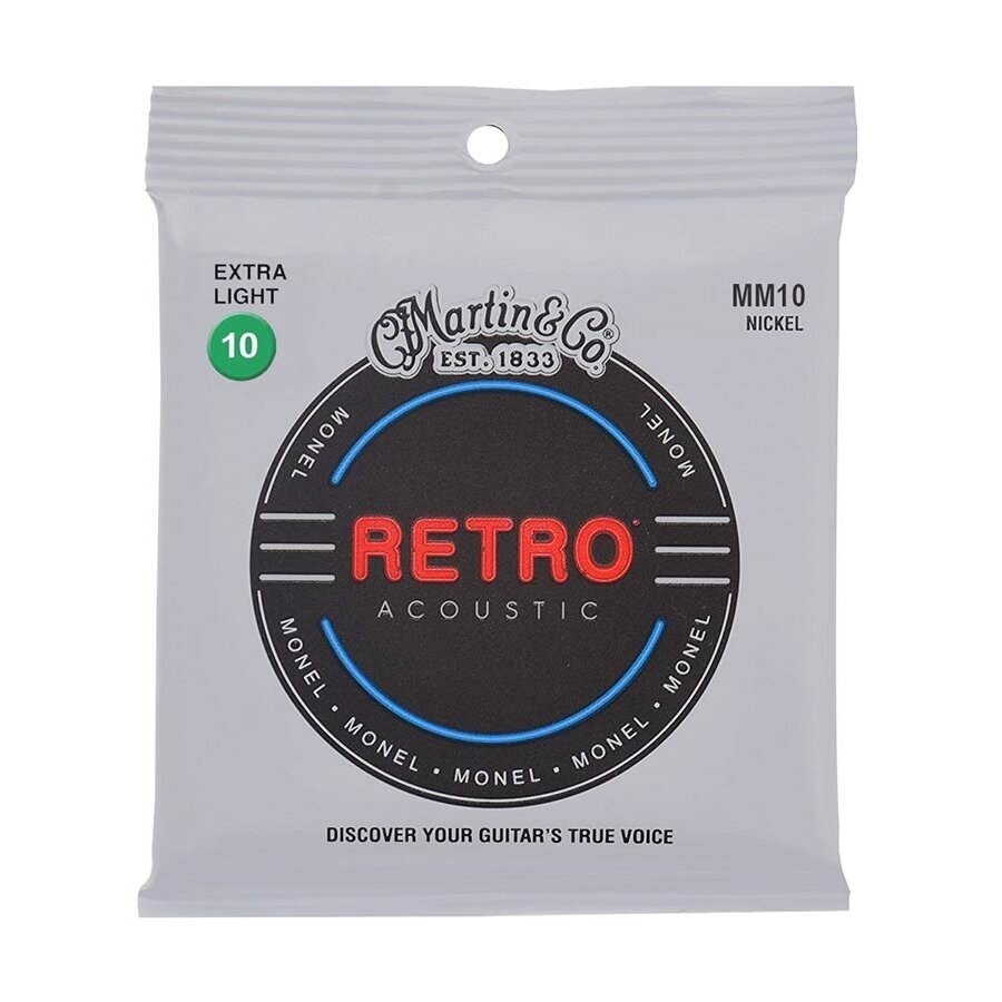 STYGŲ KOMPLEKTAS AKUSTINEI GITARAI MARTIN MM-10X RETRO ACOUSTIC STYGŲ KOMPLEKTAS AKUSTINEI GITARAI MARTIN MM-10X RETRO ACOUSTIC