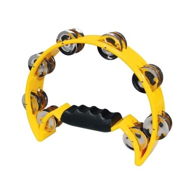 HAYMAN HTA-40-YE HALF MOON TMBOURINE - YELLOW