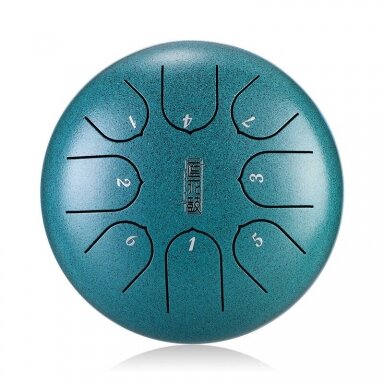 HLURU TC8-6-MINERALGREEN 6" 8-TONES TONGUE DRUM