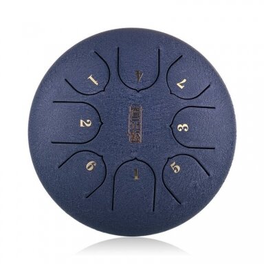 HLURU TC8-6-NAVYBLUE 6" 8-NOTES TONGUE DRUM