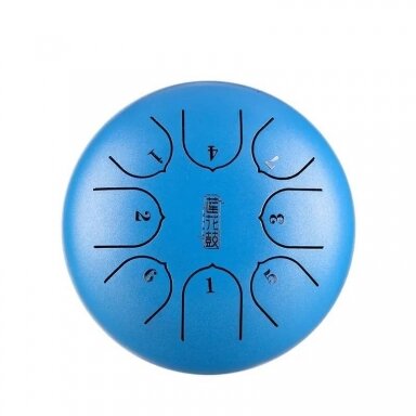 HLURU TC8-6-SKYBLUE 6" 8-NOTE TONGUE DRUM