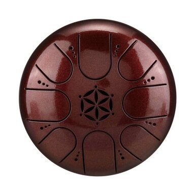 HLURU TCT8-5-VERMILION 5" 8-NOTES TONGUE DRUM