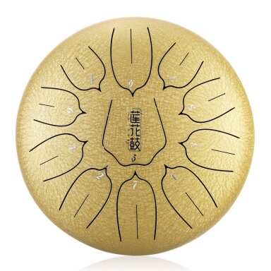 HLURU THL11-12-GOLDEN 12" 11-NOTES TONGUE DRUM