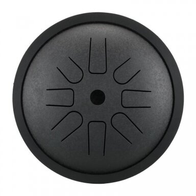 HLURU TP8-6-CHARCOAL 6" 8-NOTES TONGUE TRUM