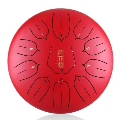 TONINIS BŪGNAS HLURU THL11-10-RED (RAUDONAS) 10" 11-NATŲ TONINIS BŪGNAS HLURU THL11-10-RED (RAUDONAS) 10" 11-NATŲ