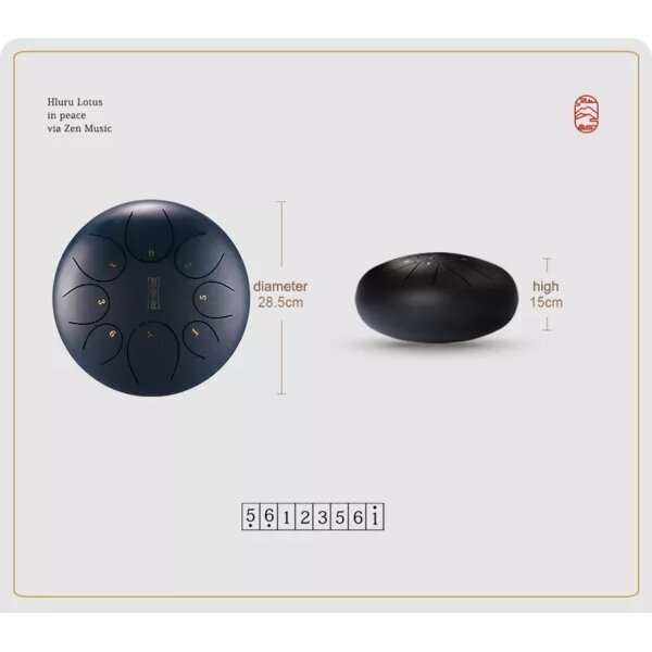 TONINIS BŪGNAS HLURU TY8-12-INKBLACK 12" 8-NIŲ GARSŲ 1 TONINIS BŪGNAS HLURU TY8-12-INKBLACK 12" 8-NIŲ GARSŲ 1