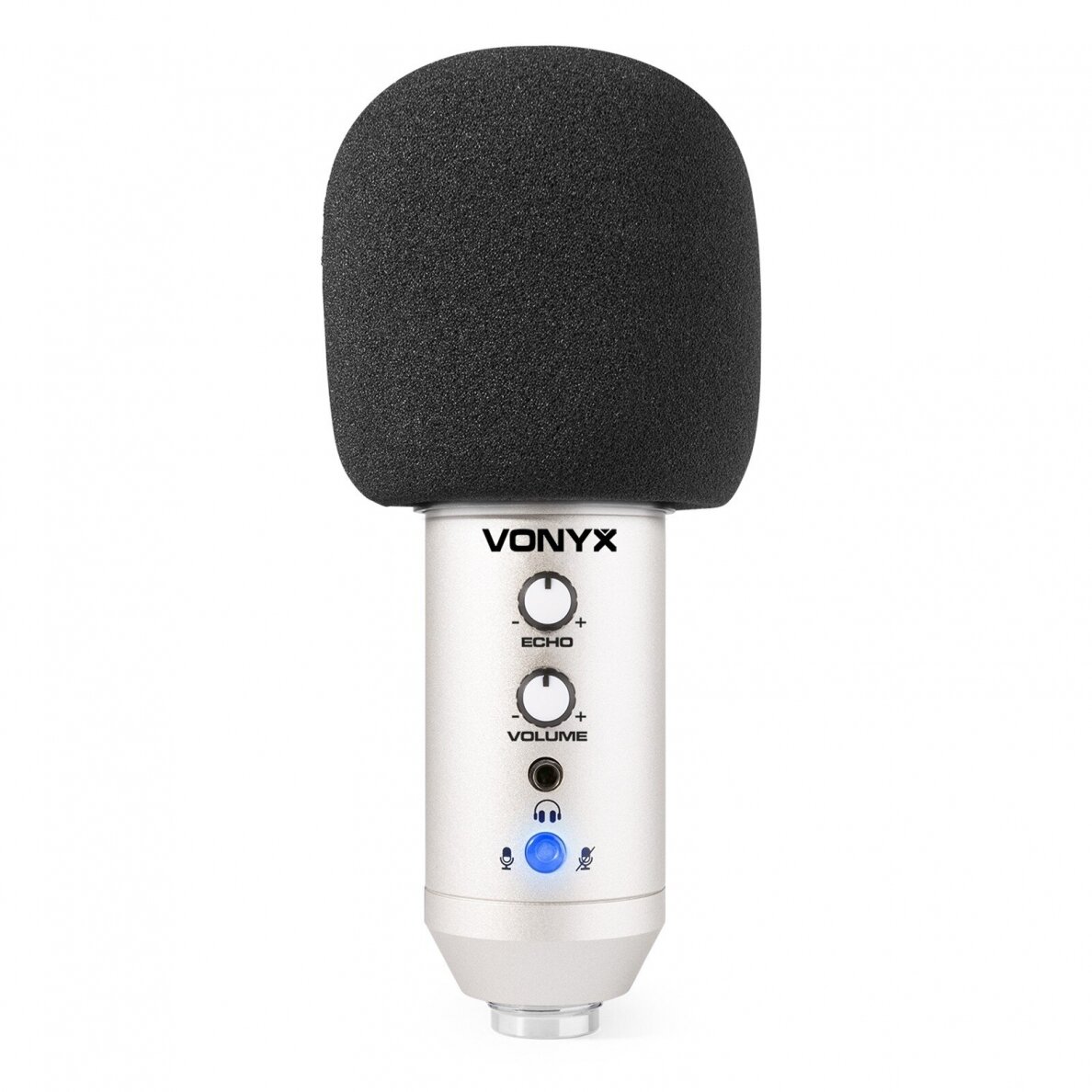 USB MIKROFONAS SU PRIEDAIS VONYX CM320S 173.552 SIDABRINIS 4 USB MIKROFONAS SU PRIEDAIS VONYX CM320S 173.552 SIDABRINIS 4