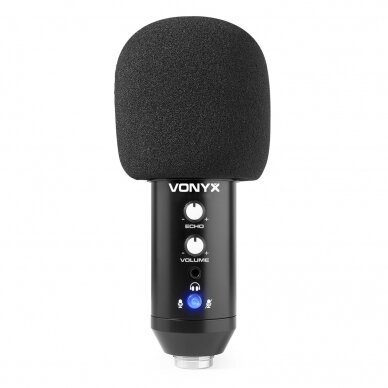USB MIKROFONAS SU PRIEDAIS VONYX CM320B 173.550 JUODAS 4 USB MIKROFONAS SU PRIEDAIS VONYX CM320B 173.550 JUODAS 4