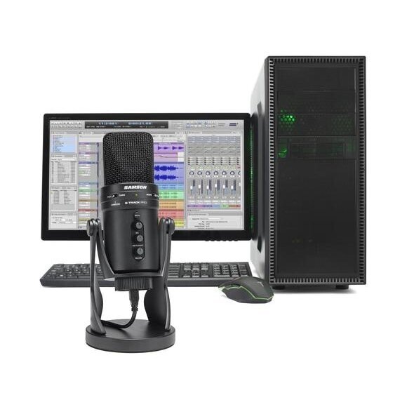 Professional USB Microphone with Audio - Samson - G-Track Pro 4