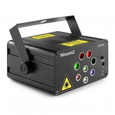 BEAMZ ACRUX QUATRO R/G PARTY LASER SYSTEM WITH RGBW LEDS 152.610 5 BEAMZ ACRUX QUATRO R/G PARTY LASER SYSTEM WITH RGBW LEDS 152.610 5