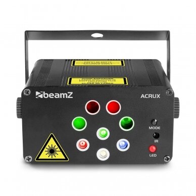 BEAMZ ACRUX QUATRO R/G PARTY LASER SYSTEM WITH RGBW LEDS 152.610 3 BEAMZ ACRUX QUATRO R/G PARTY LASER SYSTEM WITH RGBW LEDS 152.610 3