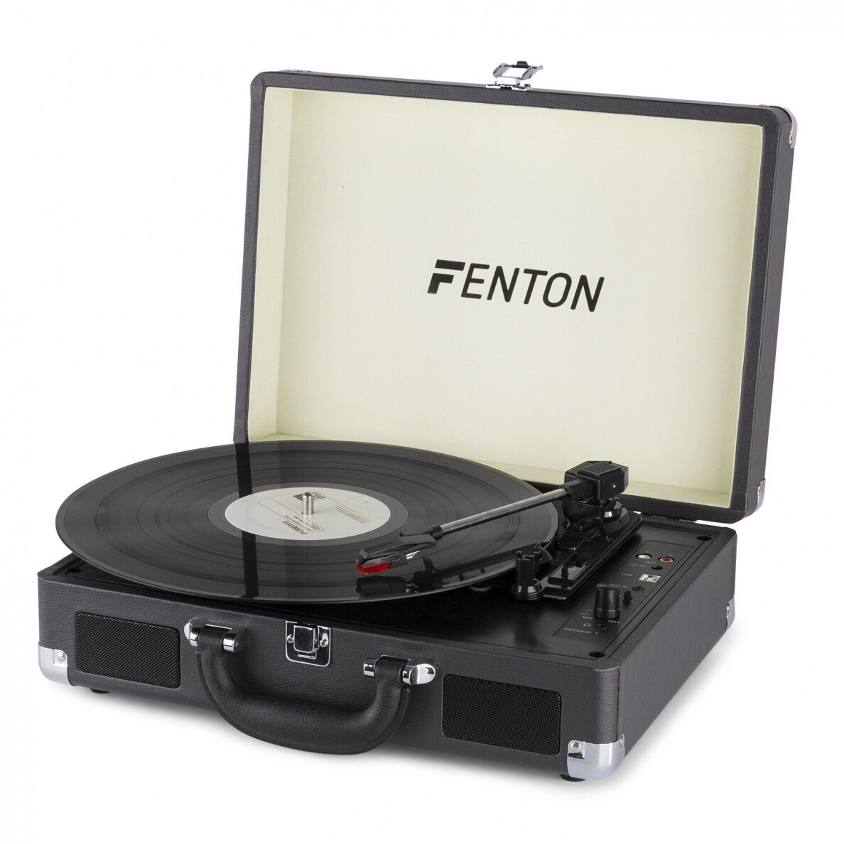FENTON RP-115 C RECORD PLAYER BRIEFCASE WITH BLUETOOTH 102.107 2 FENTON RP-115 C RECORD PLAYER BRIEFCASE WITH BLUETOOTH 102.107 2