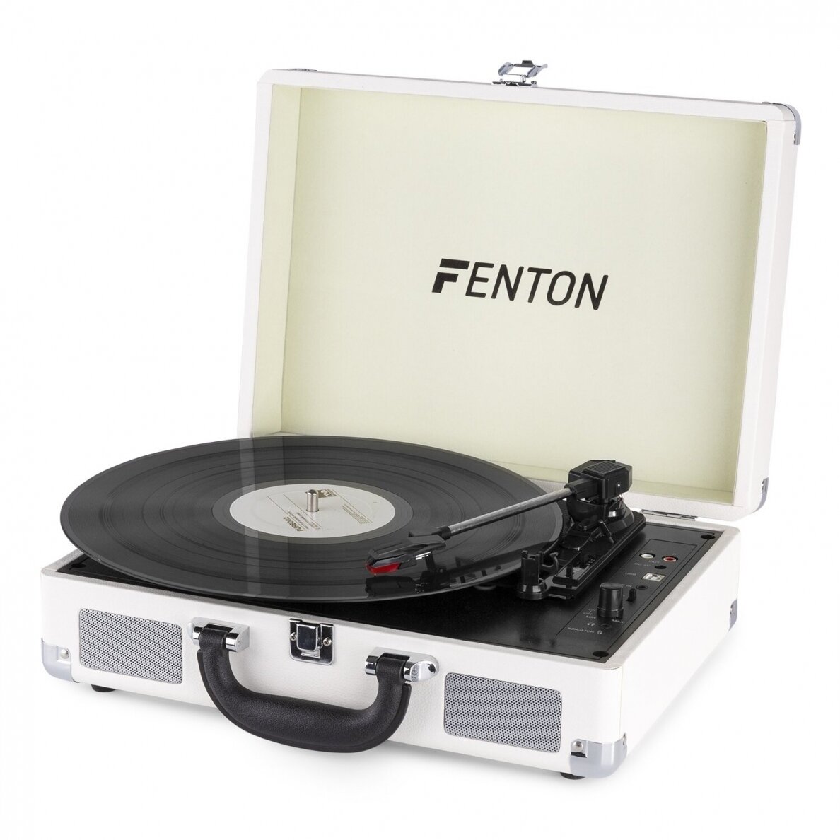 VINILINIŲ PLOKŠTELIŲ GROTUVAS FENTON RP-115 D LAGAMINĖLIS SU BLUETOOTH 102.108 2