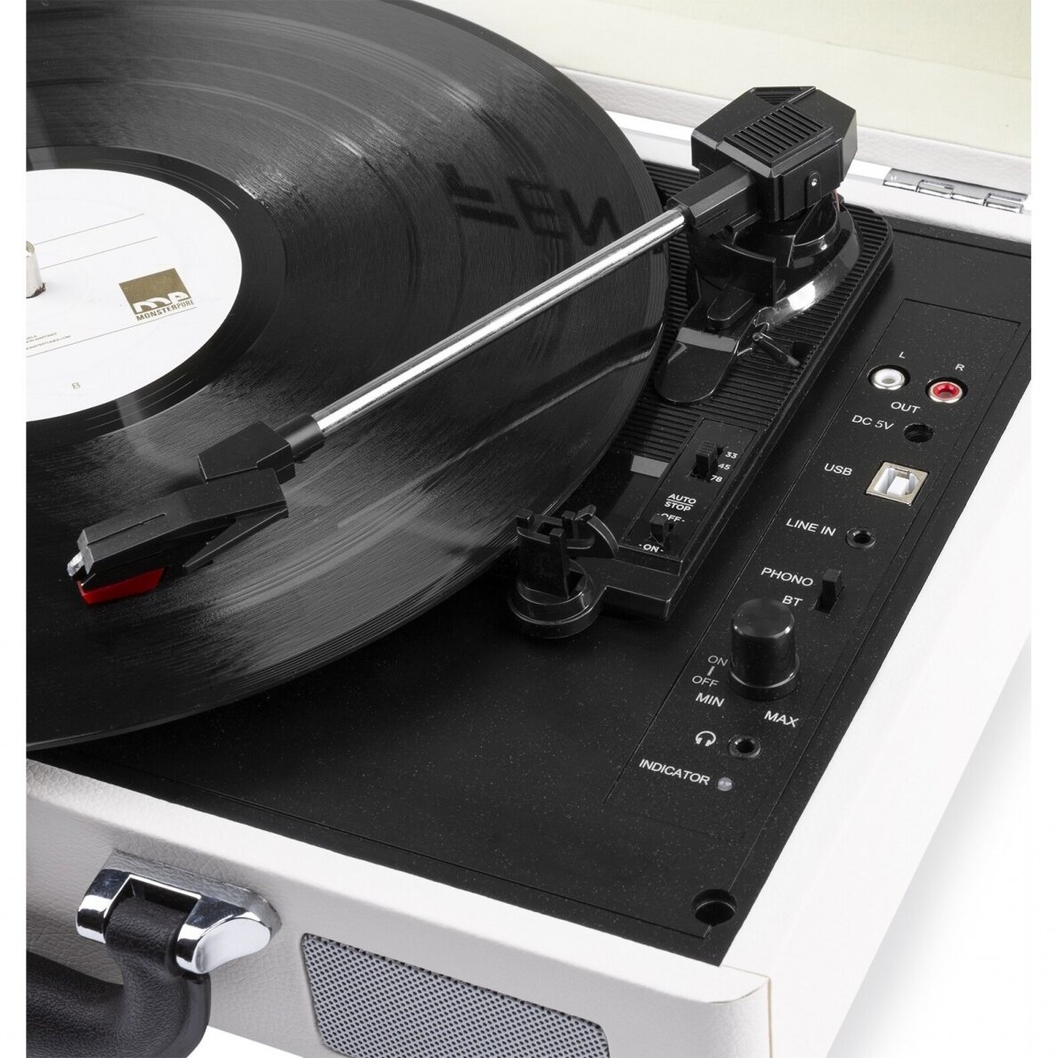 VINILINIŲ PLOKŠTELIŲ GROTUVAS FENTON RP-115 D LAGAMINĖLIS SU BLUETOOTH 102.108 3