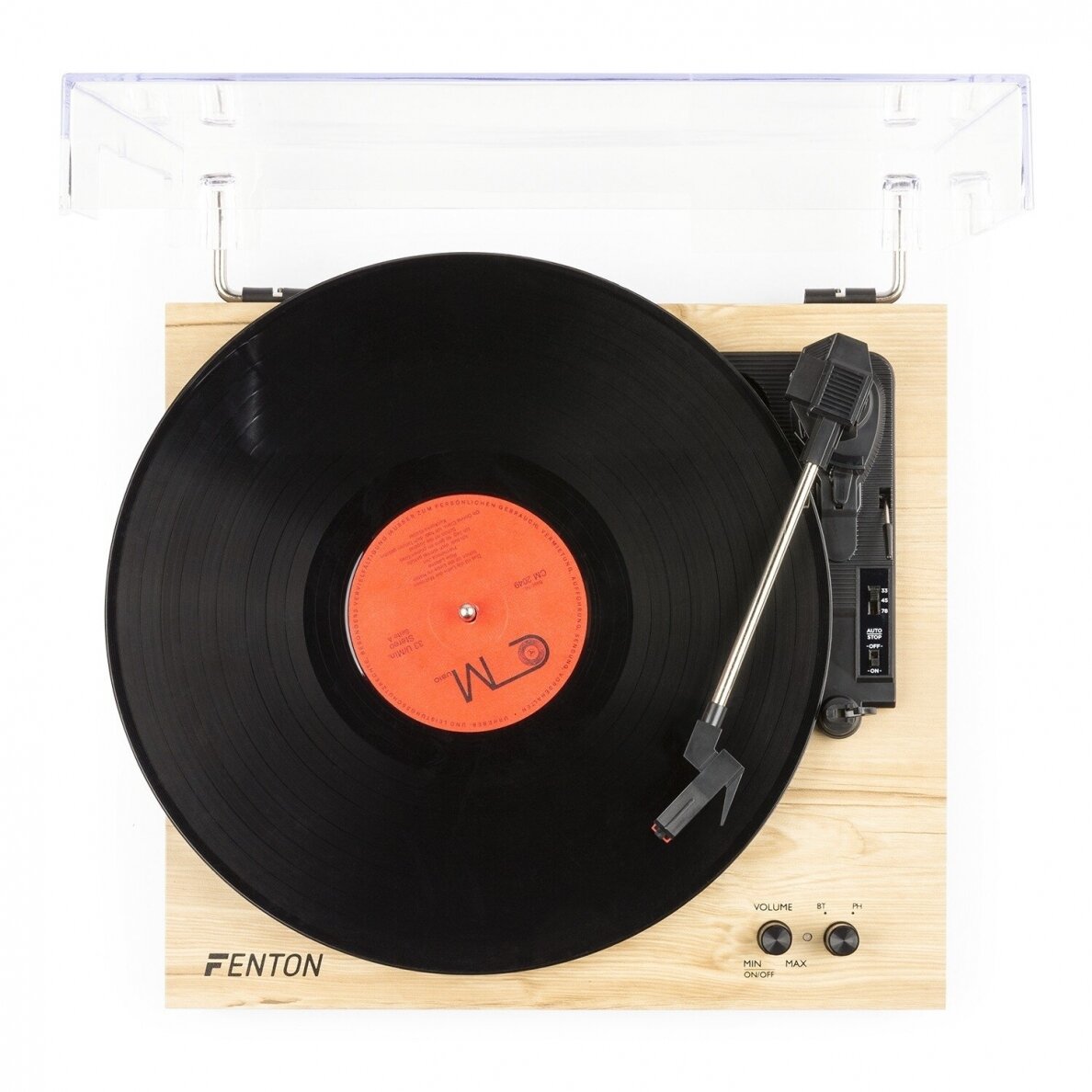 FENTON RP-165L RECORD PLAYER SET LIGHT WOOD 102.153 8 FENTON RP-165L RECORD PLAYER SET LIGHT WOOD 102.153 8