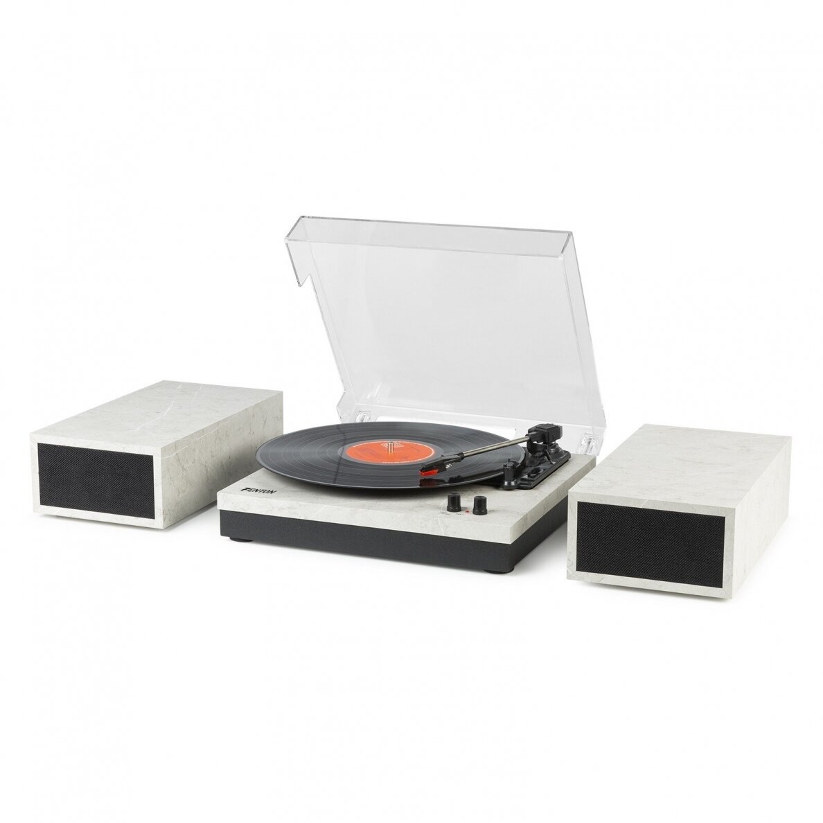 FENTON RP-165M RECORD PLAYER SET MARBLE 102.150 FENTON RP-165M RECORD PLAYER SET MARBLE 102.150