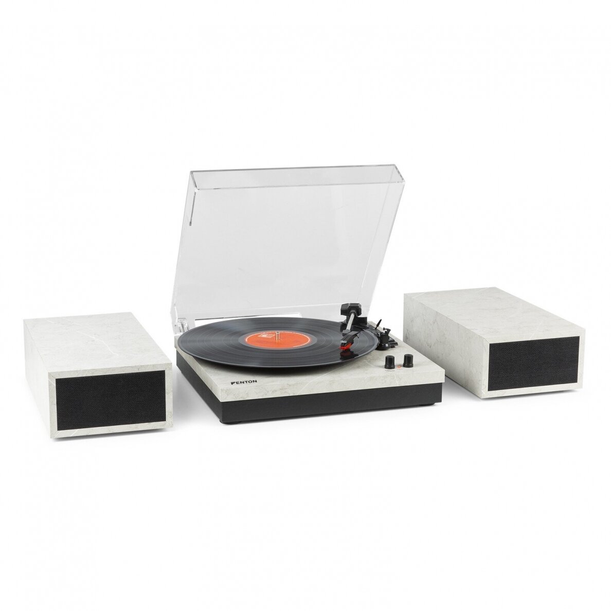 FENTON RP-165M RECORD PLAYER SET MARBLE 102.150 2 FENTON RP-165M RECORD PLAYER SET MARBLE 102.150 2