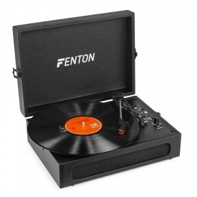 FENTON RP-118B RECORD PLAYER BRIEFCASE WITH BT BLACK 102.050