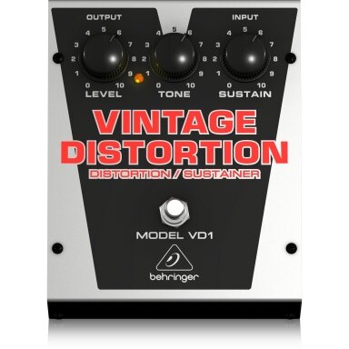 AUTHENTIC VINTAGE DISTORTION/SUSTAINER