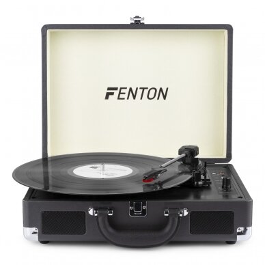 FENTON RP-115 C RECORD PLAYER BRIEFCASE WITH BLUETOOTH 102.107 1