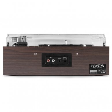 VINILINIŲ PLOKŠTELIŲ GROTUVAS FENTON RP-175 DW DARKWOOD USB 102.140 3
