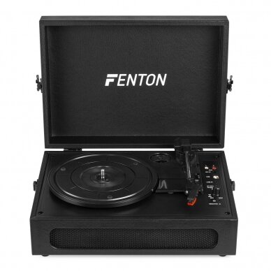 FENTON RP-118B RECORD PLAYER BRIEFCASE WITH BT BLACK 102.050 4