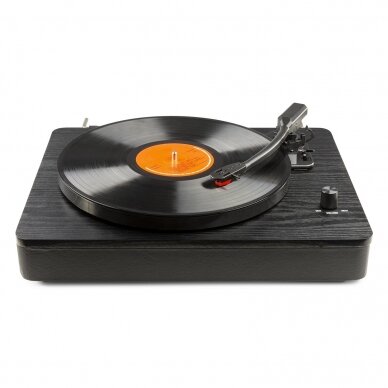 AUDIZIO RP-330 RECORD PLAYER HQ BLACK WITH SPEAKERS 102.178 5