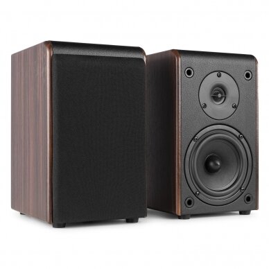 AUDIZIO RP-330D RECORD PLAYER HQ WITH SPEAKERS DARK WOOD 102.179 9