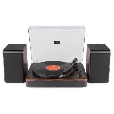 AUDIZIO RP-330D RECORD PLAYER HQ WITH SPEAKERS DARK WOOD 102.179 1 AUDIZIO RP-330D RECORD PLAYER HQ WITH SPEAKERS DARK WOOD 102.179 1