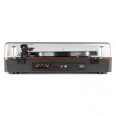 AUDIZIO RP-330D RECORD PLAYER HQ WITH SPEAKERS DARK WOOD 102.179 8