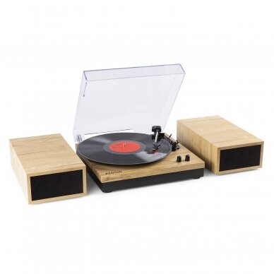 FENTON RP-165L RECORD PLAYER SET LIGHT WOOD 102.153 2