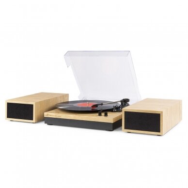 FENTON RP-165L RECORD PLAYER SET LIGHT WOOD 102.153 FENTON RP-165L RECORD PLAYER SET LIGHT WOOD 102.153