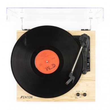 FENTON RP-165L RECORD PLAYER SET LIGHT WOOD 102.153 8 FENTON RP-165L RECORD PLAYER SET LIGHT WOOD 102.153 8