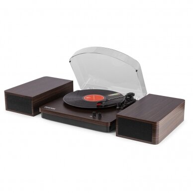 FENTON RP-168DW RECORD PLAYER WITH SPEAKERS DARK WOOD 102.149