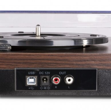 FENTON RP-168DW RECORD PLAYER WITH SPEAKERS DARK WOOD 102.149 9