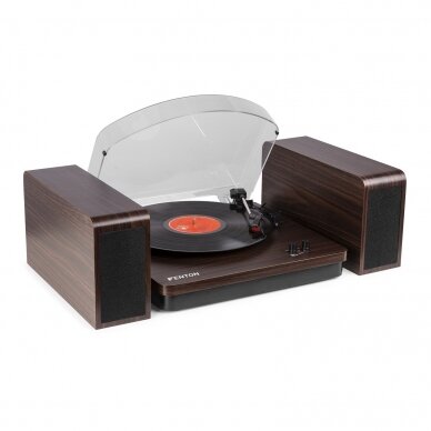 FENTON RP-168DW RECORD PLAYER WITH SPEAKERS DARK WOOD 102.149 3