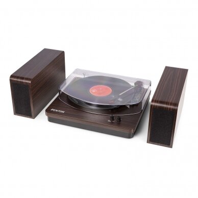 FENTON RP-168DW RECORD PLAYER WITH SPEAKERS DARK WOOD 102.149 1