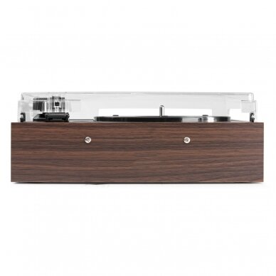 FENTON RP-170D RECORD PLAYER WITH RECORD STORAGE CASE DARK WOOD 102.166 6 FENTON RP-170D RECORD PLAYER WITH RECORD STORAGE CASE DARK WOOD 102.166 6