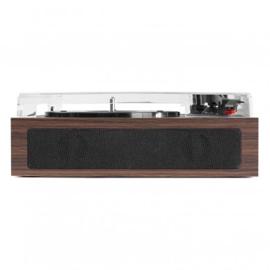 FENTON RP-170D RECORD PLAYER WITH RECORD STORAGE CASE DARK WOOD 102.166 4 FENTON RP-170D RECORD PLAYER WITH RECORD STORAGE CASE DARK WOOD 102.166 4