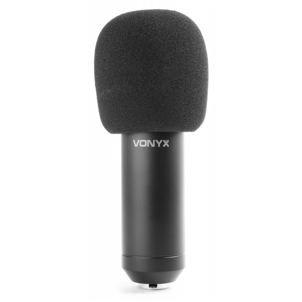 Vonyx CMS400 Studio Set / Condenser Microphone with Stand and Pop Filter  173.503 1