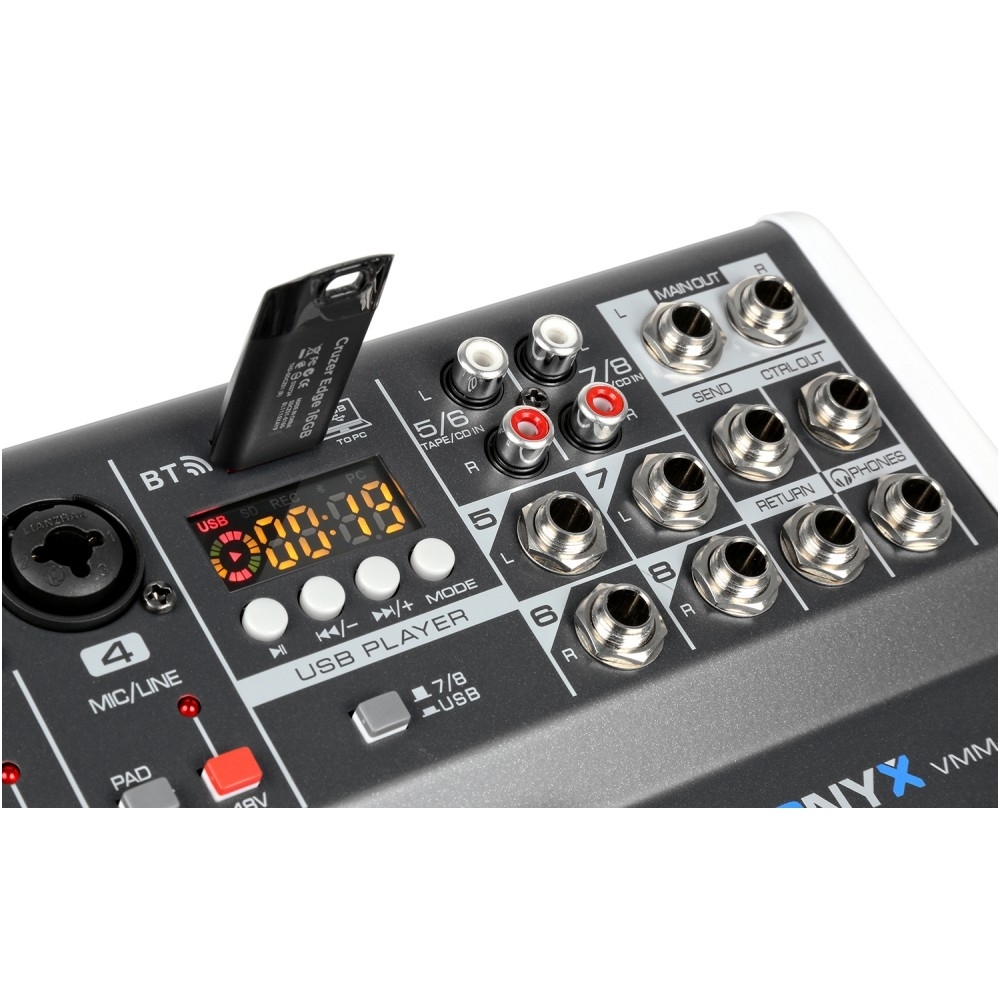 Vonyx VMM-K802 8-Channel Music Mixer with DSP 172.590 2 Vonyx VMM-K802 8-Channel Music Mixer with DSP 172.590 2
