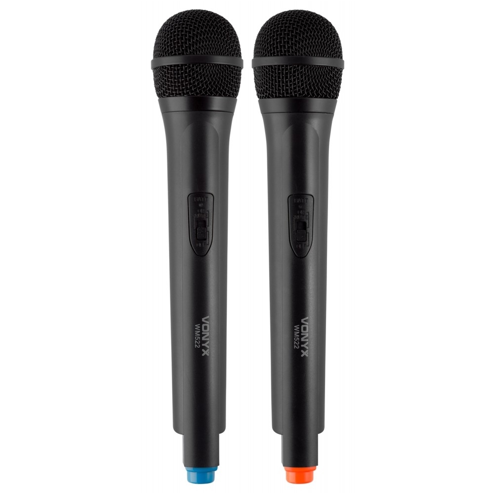 Vonyx WM522 VHF 2-Channel Microphone Set with 2 Handhelds 179.232 2