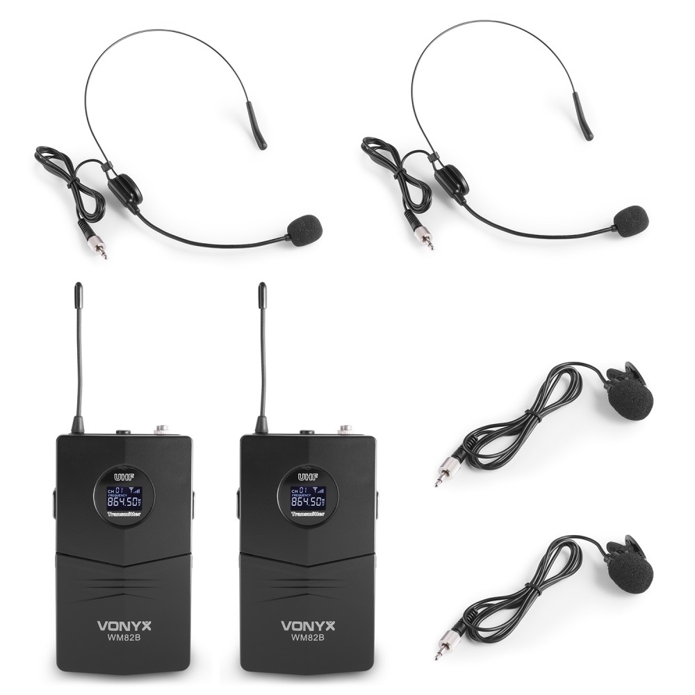 Bevielė radijo sistema - Vonyx WM82 179.214 2
