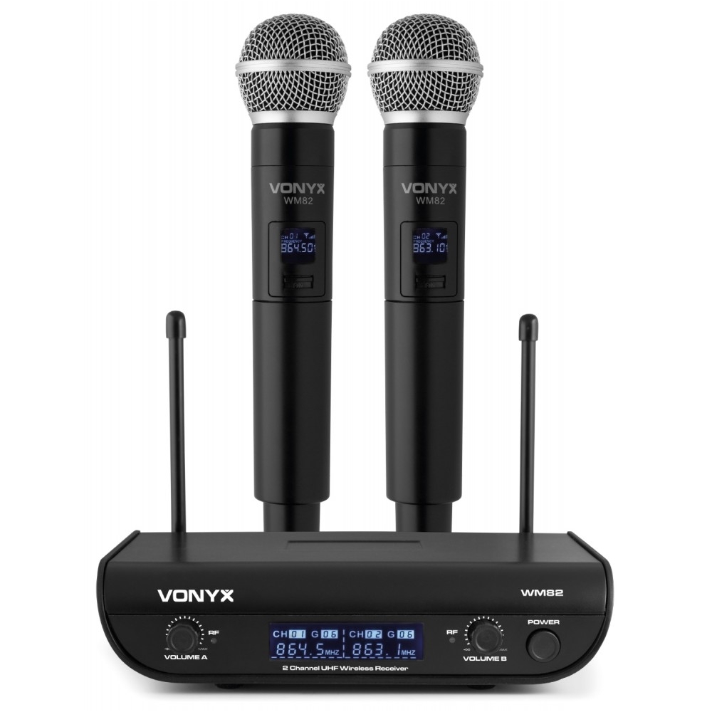 Bevielė radijo sistema - Vonyx WM82 179.212 Bevielė radijo sistema - Vonyx WM82 179.212